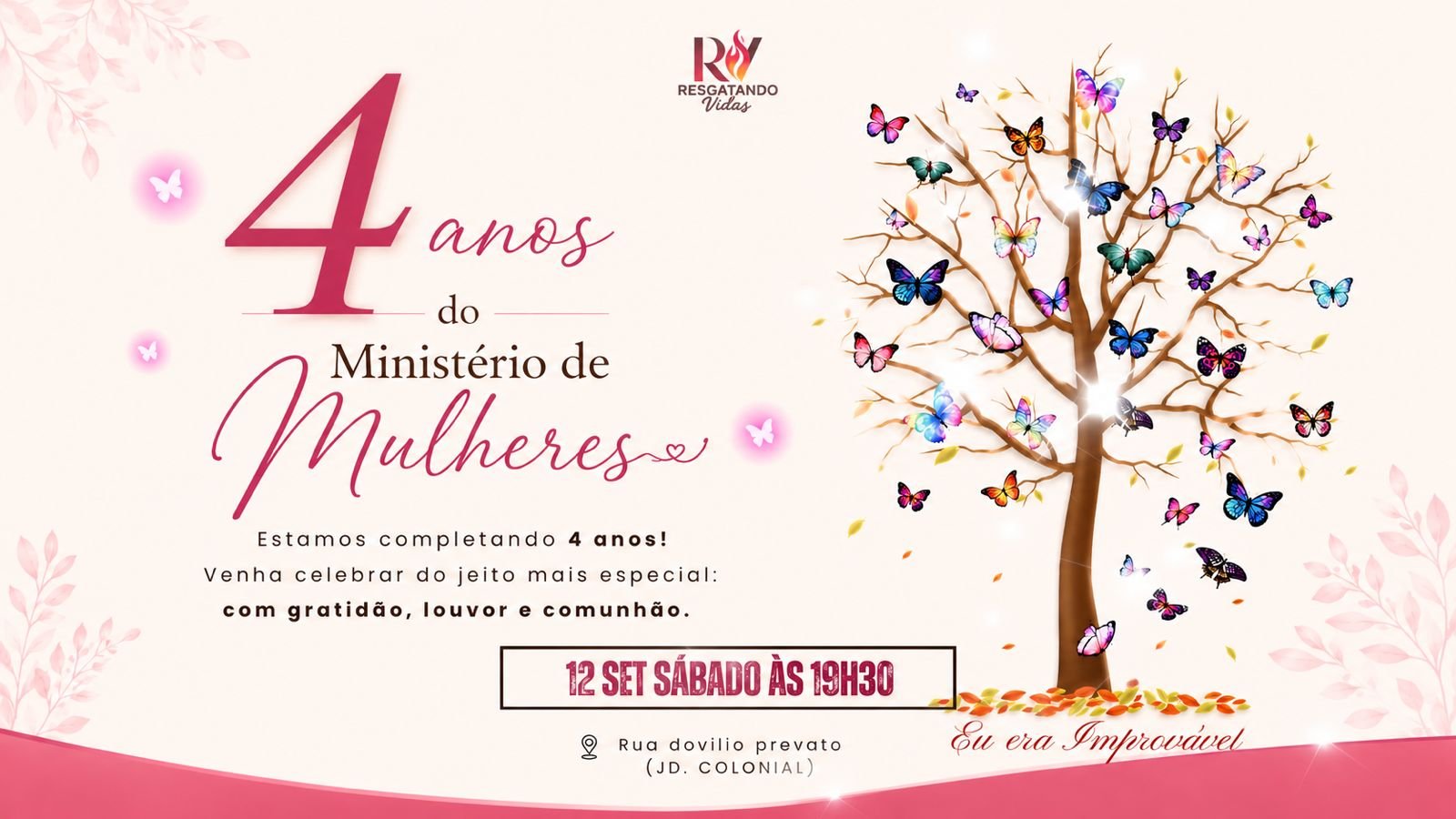 Encontro de mulheres da Comunidade Pentecostal Resgatando Vidas